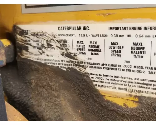 Caterpillar C12 Engine Assembly