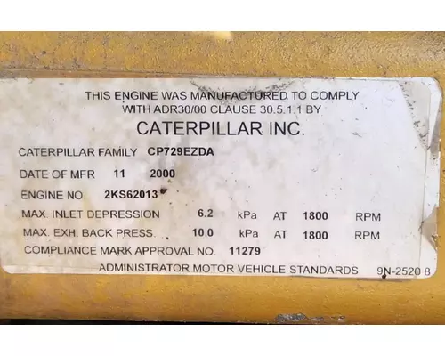 Caterpillar C12 Engine Assembly