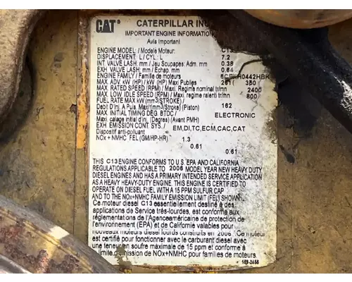 Caterpillar C13 Engine Assembly
