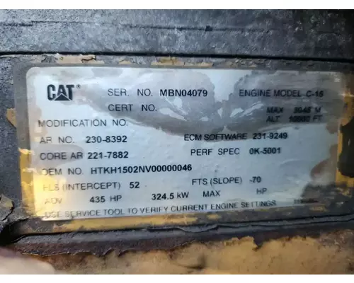 Caterpillar C15 Engine Assembly