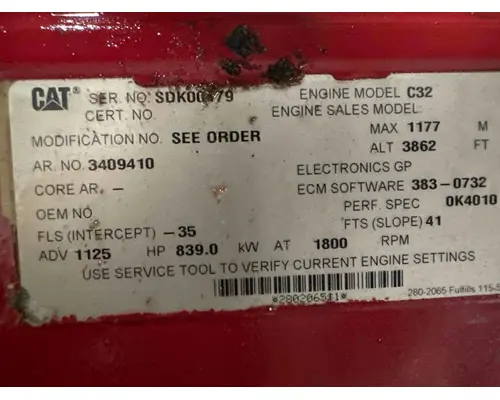 Caterpillar C32 Engine Assembly