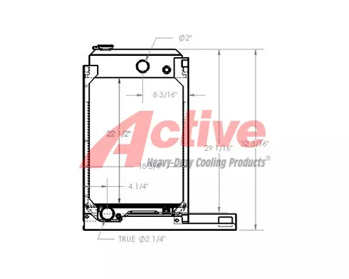 Radiator Caterpillar C4.4 Active Radiator