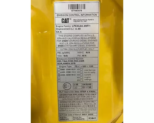 Caterpillar C4.4 Engine Assembly