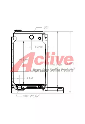 Caterpillar C4.4 Radiator