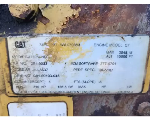 Caterpillar C7 Engine Assembly