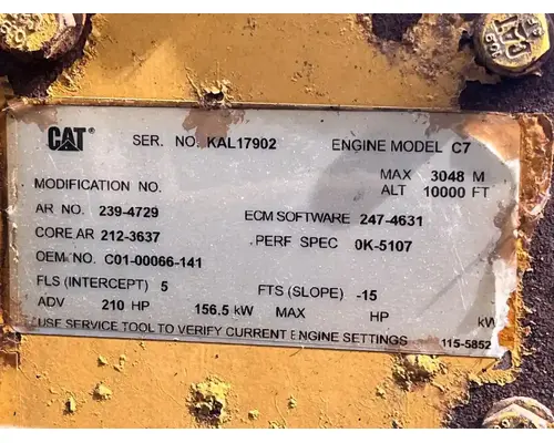 Caterpillar C7 Engine Assembly