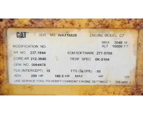 Caterpillar C7 Engine Assembly