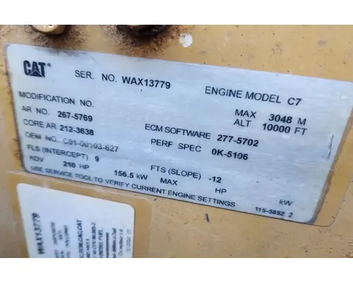 Caterpillar C7 Engine Assembly