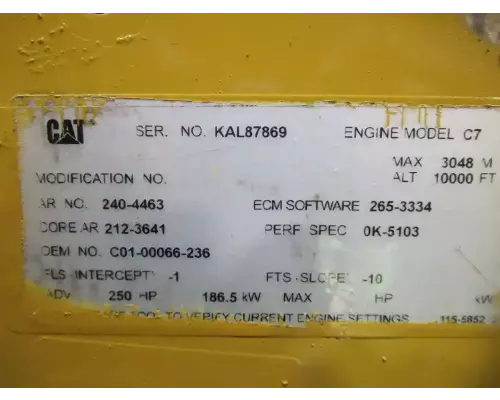 Caterpillar C7 Front Cover