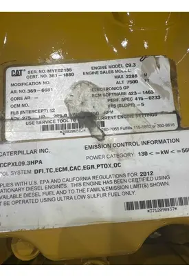 Caterpillar C9.3 Engine Assembly