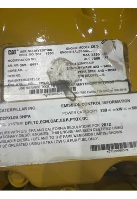 Caterpillar C9.3 Engine Assembly