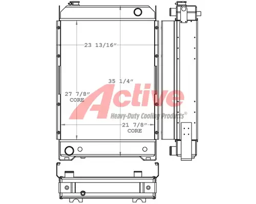 Caterpillar D5C III Radiator