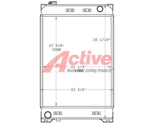 Caterpillar D5C Radiator