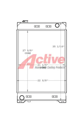 Caterpillar D5C Radiator