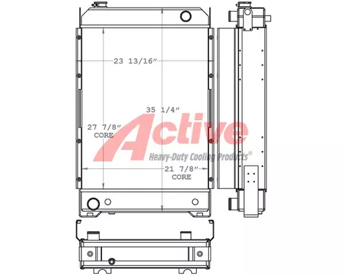 Radiator Caterpillar D5C III Active Radiator