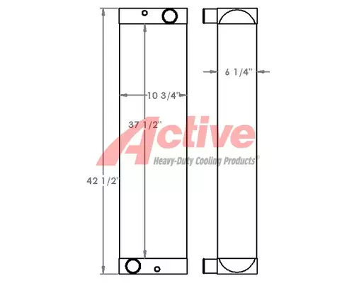 Caterpillar D6K Radiator