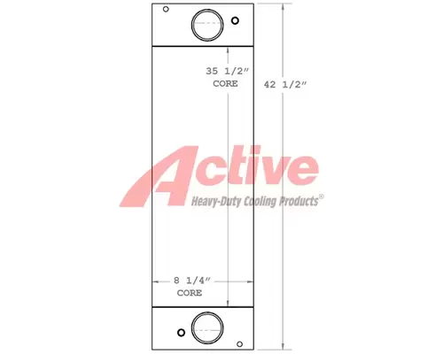 Charge Air Cooler (ATAAC) Caterpillar D6K Active Radiator