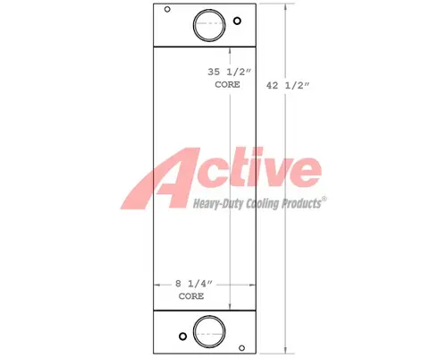 Charge Air Cooler (ATAAC) Caterpillar D6K Active Radiator