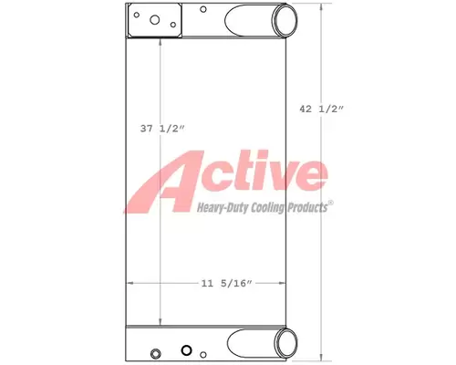 Radiator Caterpillar D6K Active Radiator