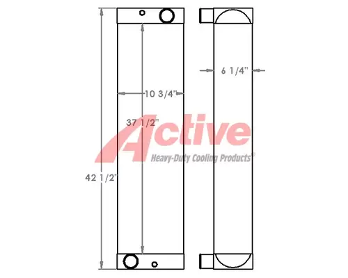 Radiator Caterpillar D6K Active Radiator