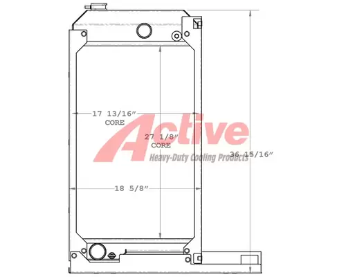 Caterpillar DRW120 Radiator