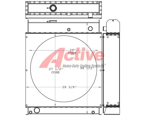 Caterpillar G60F3 Radiator