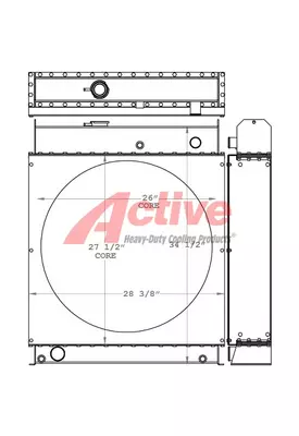 Caterpillar G60F3 Radiator