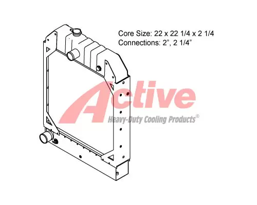 Radiator Caterpillar GENERATOR Active Radiator