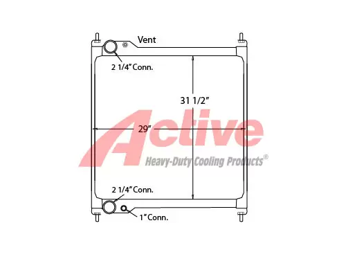 Caterpillar IG28G Radiator