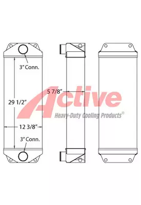 Caterpillar IH28G Charge Air Cooler (ATAAC)