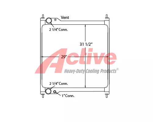 Radiator Caterpillar IG28G Active Radiator