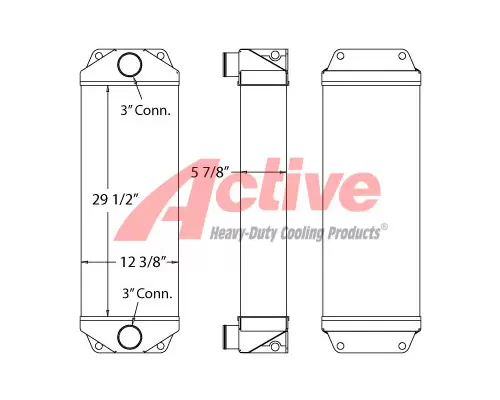 Charge Air Cooler (ATAAC) Caterpillar IH28G Active Radiator