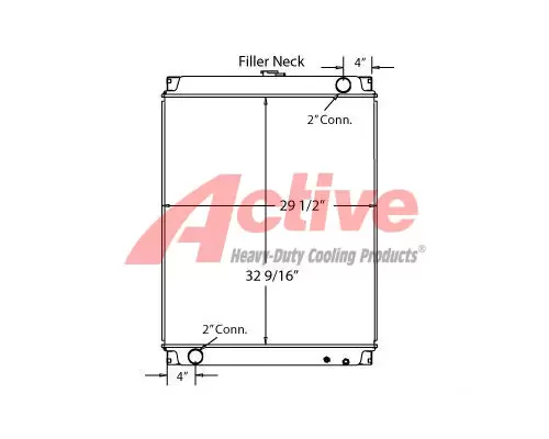 Radiator Caterpillar SK210LC ACERA & PC200LC-7 Active Radiator