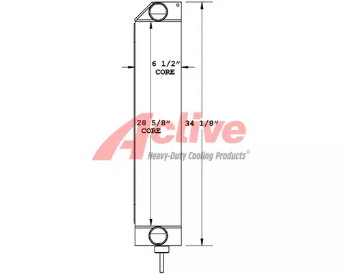 Charge Air Cooler (ATAAC) Caterpillar TL1055C Active Radiator