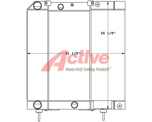 Cooling Assy. (Rad., Cond., ATAAC) Caterpillar TL1055C Active Radiator