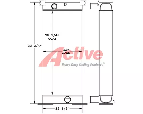 Radiator Caterpillar TL1055C Active Radiator