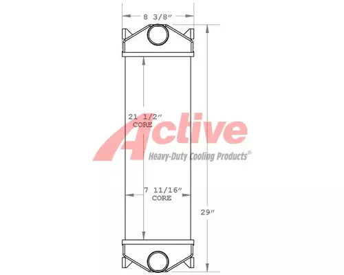 Caterpillar XQP100 Charge Air Cooler (ATAAC)