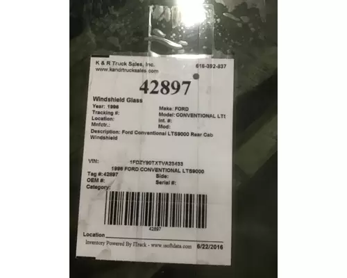 Chevrolet   Door Glass, Front