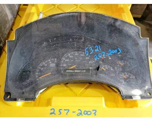 Instrument Cluster CHEVROLET C4500 Crest Truck Parts