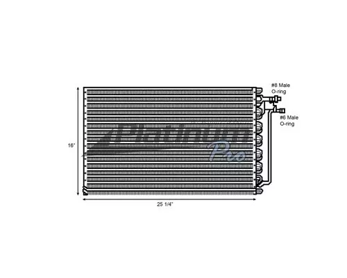 Air Conditioner Condenser CHEVROLET KODIAK C60 LKQ Wholesale Truck Parts