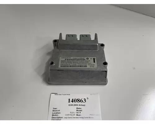 ECM (SRS Airbag) CHRYSLER P56010485AF West Side Truck Parts