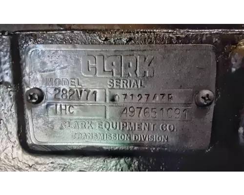 Clark 282V Transmission Assembly