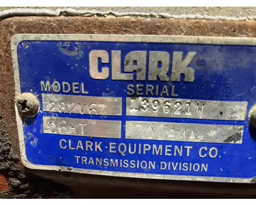 Clark 282V Transmission