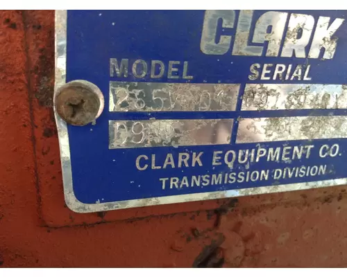 Clark 285VHD Transmission