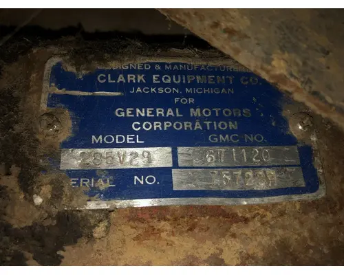 Clark 285V Transmission Misc. Parts