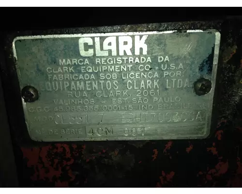Clark CL551 Transmission