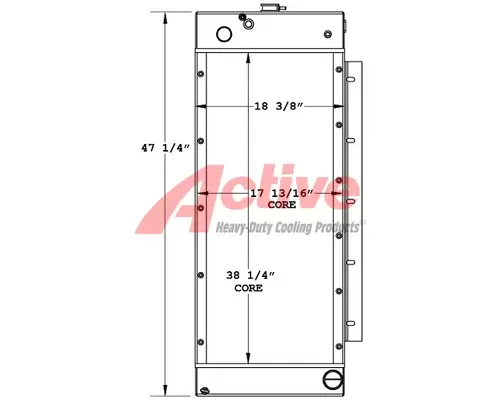 Radiator Cummins   200KW Generator Active Radiator