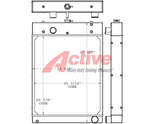 Radiator Cummins Power Products C8131P Active Radiator