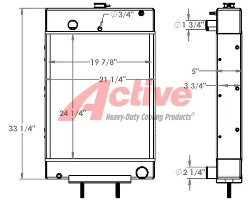 Radiator Cummins  Active Radiator