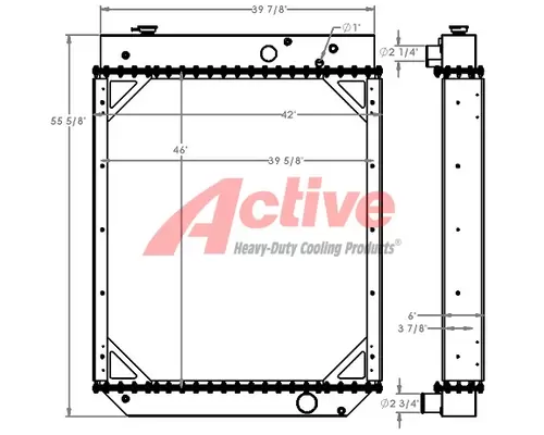 Radiator Cummins  Active Radiator